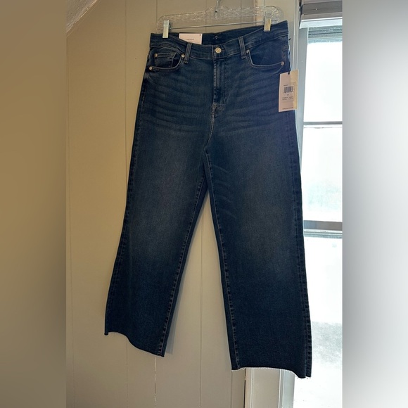 7 for All Mankind Cropped Alexa Size 31 - Picture 6 of 9